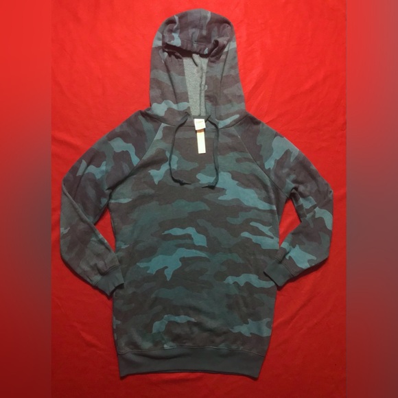 NEW Victoria Secret Hooded Sweatshirt Dress - Picture 2 of 16